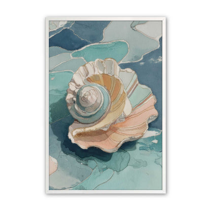 [Color:Opaque White], Picture of art in an Opaque White frame