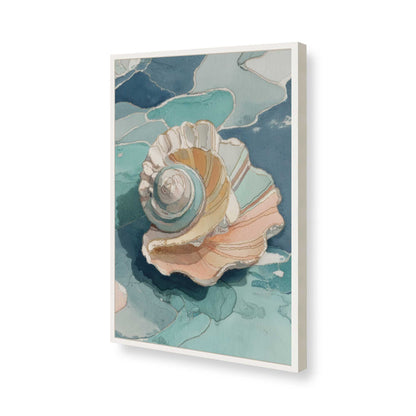 [Color:Opaque White], Picture of art in a Opaque White frame of the corner