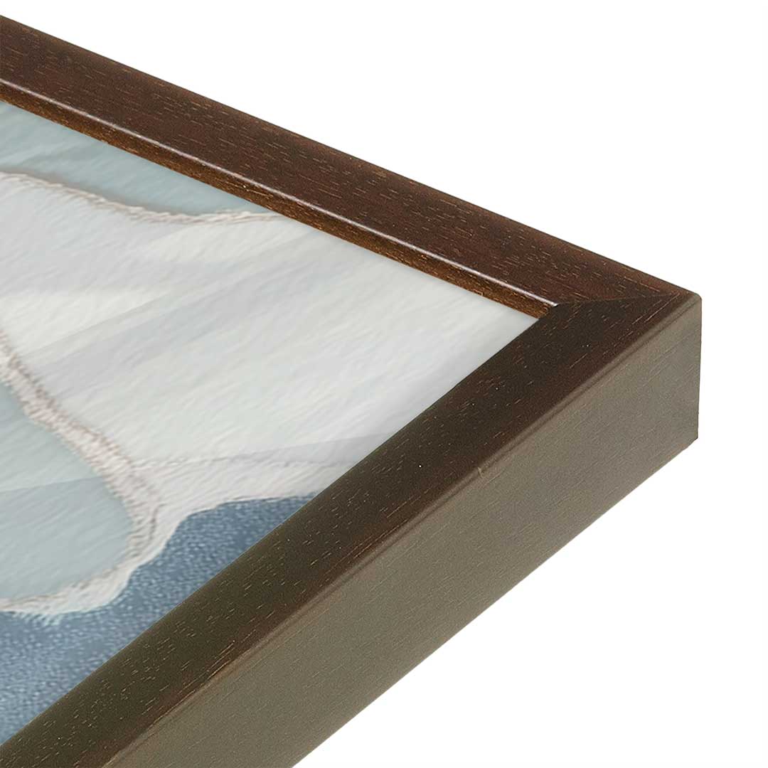 [Color:Belvinder Brown], Picture of art in a Belvinder Brown frame at an angle