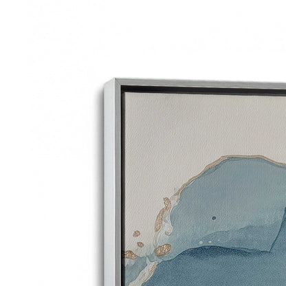 [Color:Polished Chrome], Picture of art in a Polished Chrome frame at an angle