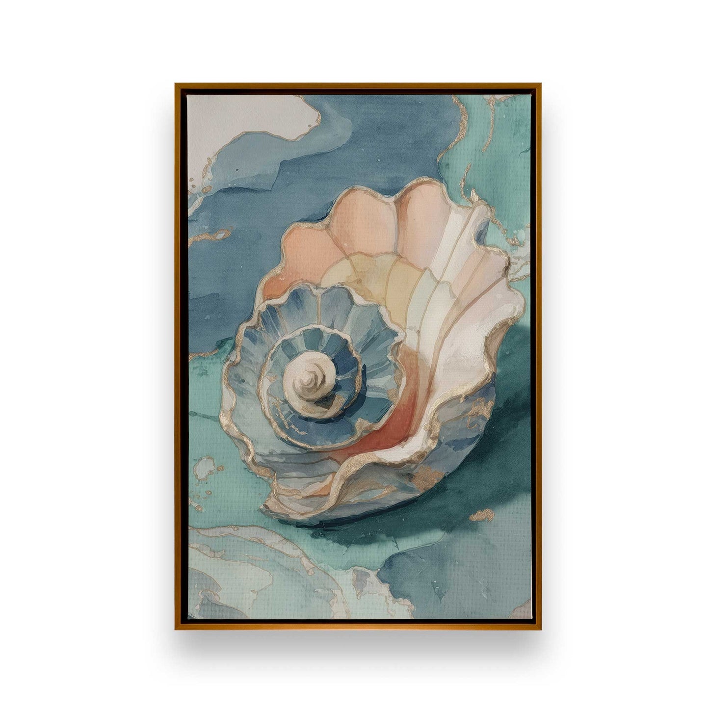 Shell Yeah Calm, Set of 4 Canvas Prints