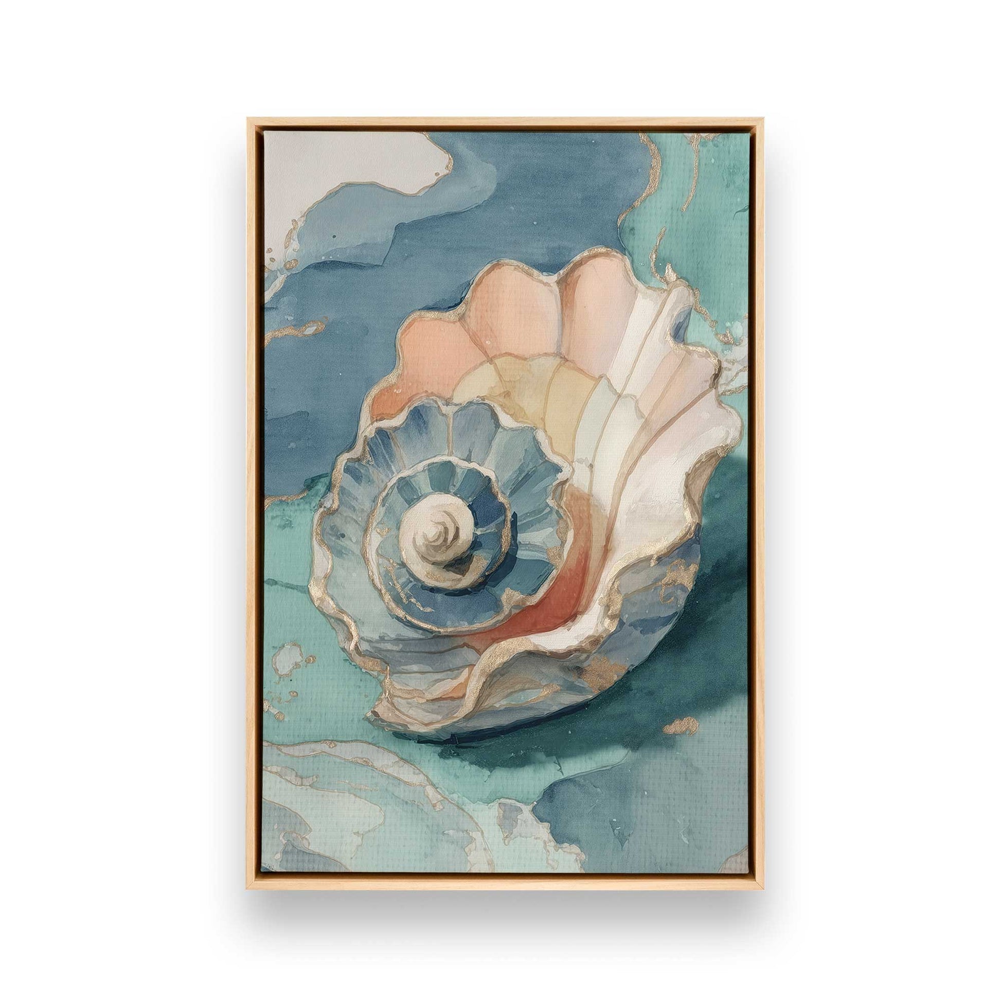 [Color:American Maple], Picture of art in a American Maple frame