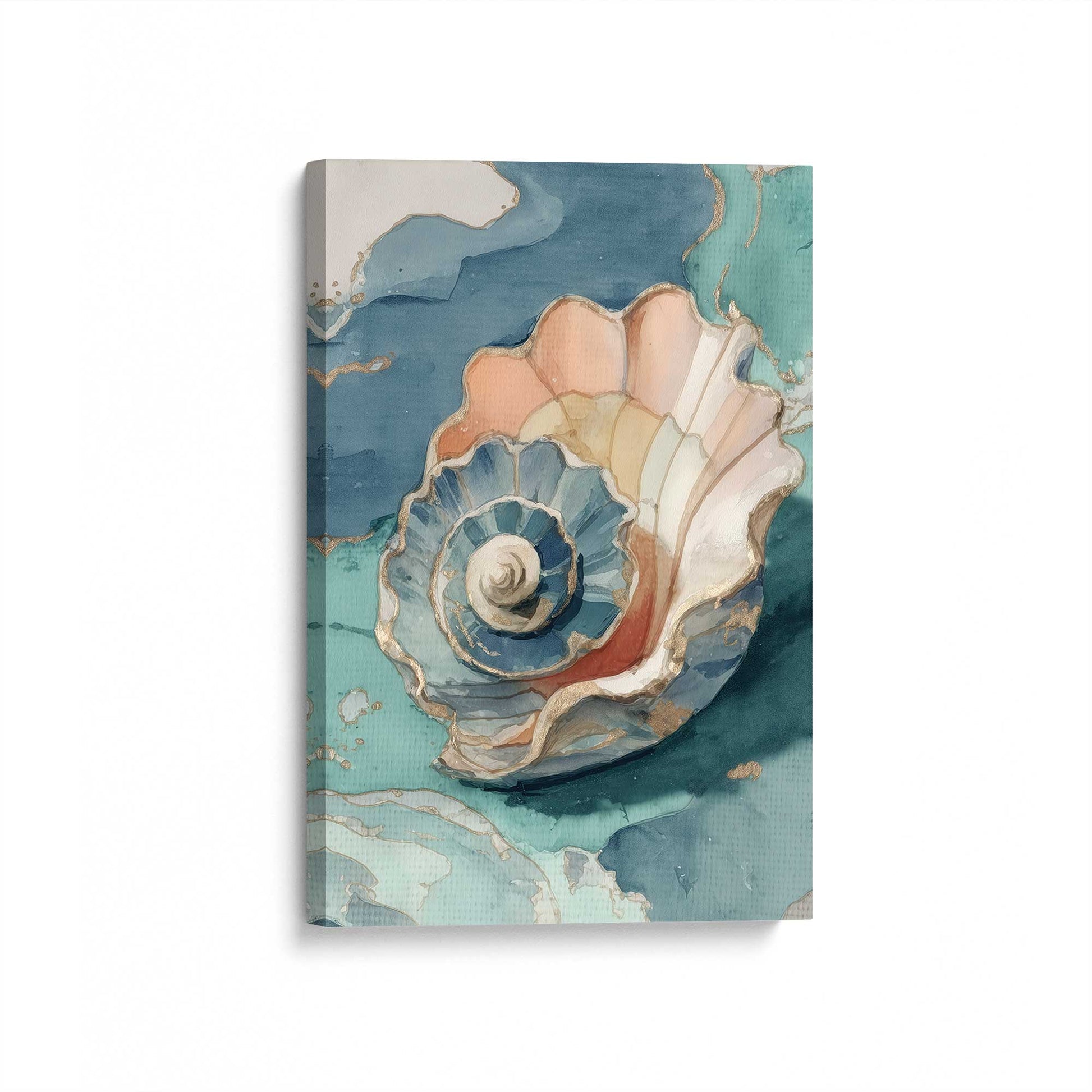 [Color:Stretched Canvas], Picture of art at an angle