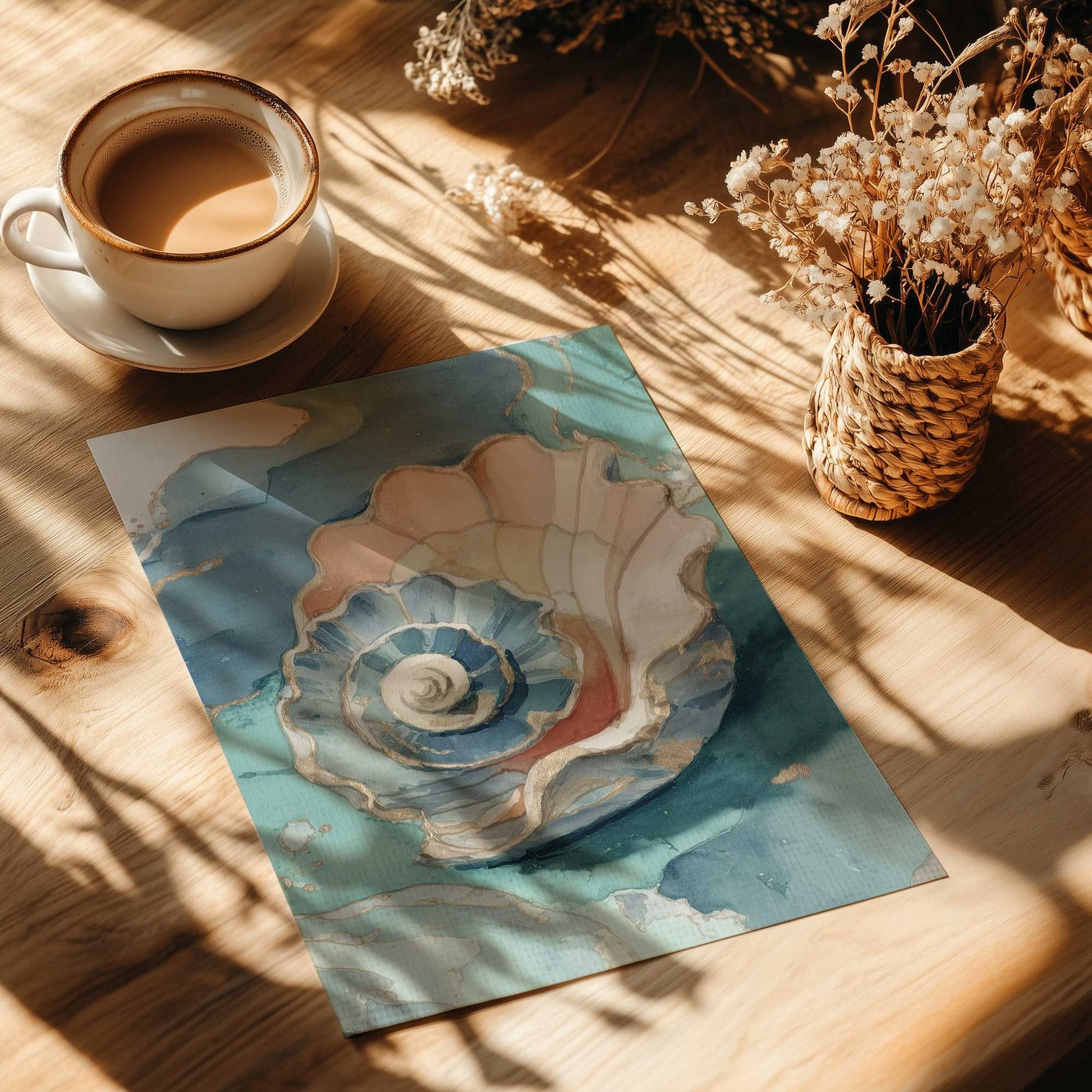 [Color:Rolled Print], Picture of close up of art