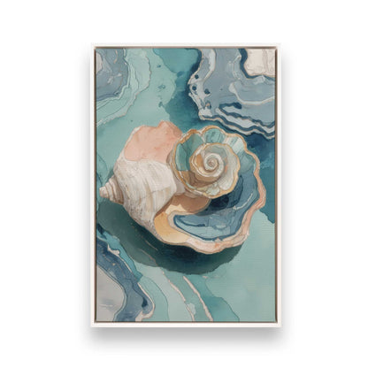 Shell Yeah Calm, Set of 4 Canvas Prints