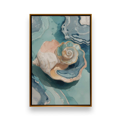 Shell Yeah Calm, Set of 4 Canvas Prints