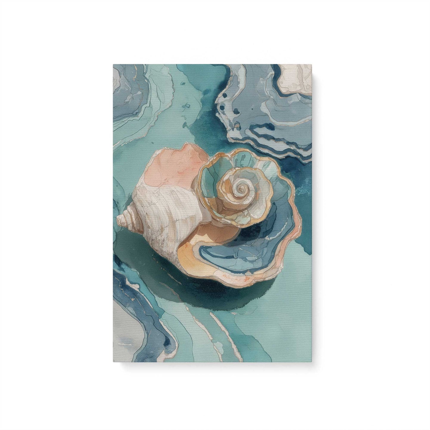 Shell Yeah Calm, Set of 4 Canvas Prints