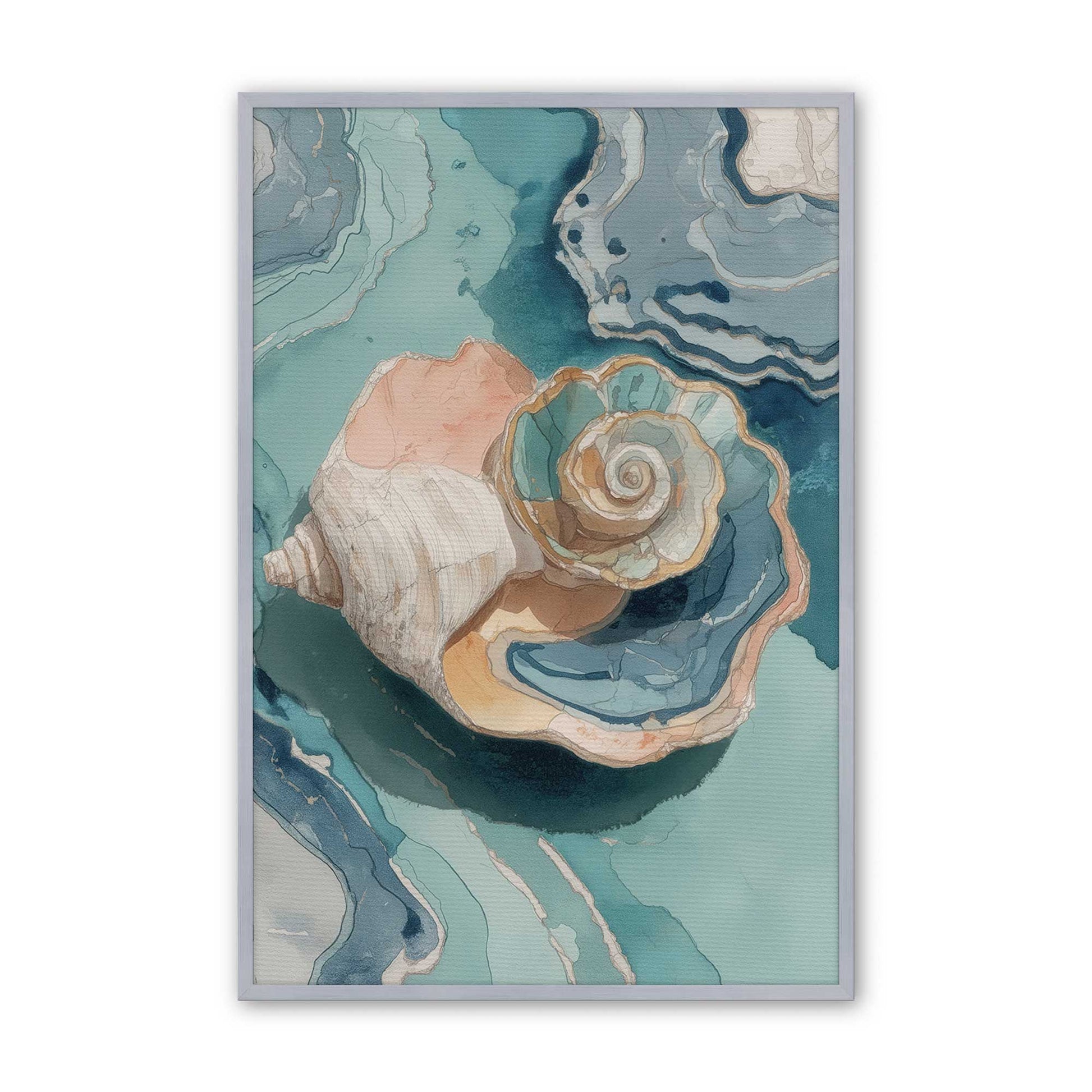 [Color:Polished Chrome], Picture of art in a Polished Chrome frame