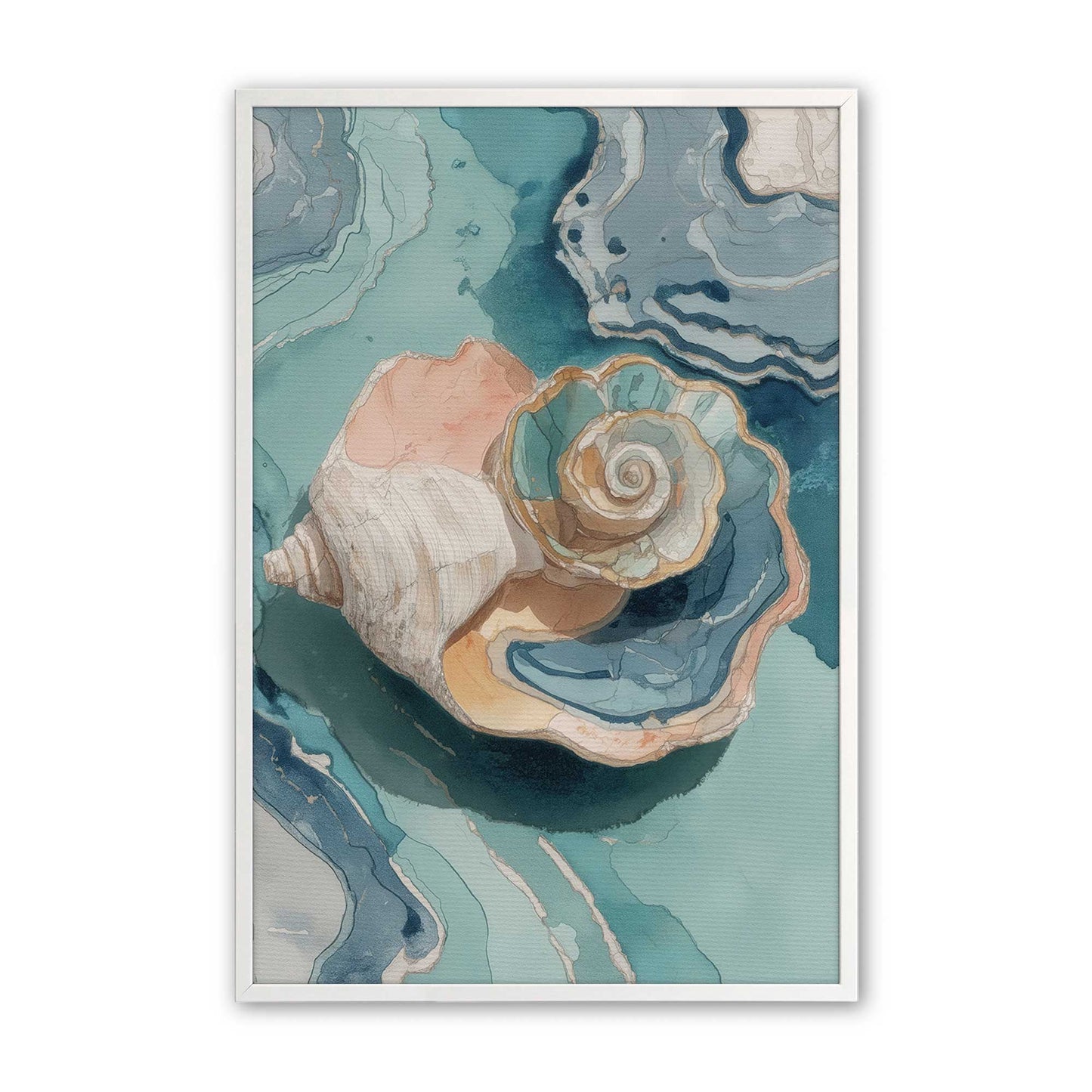 Shell Yeah Calm Set of 4 At Prints