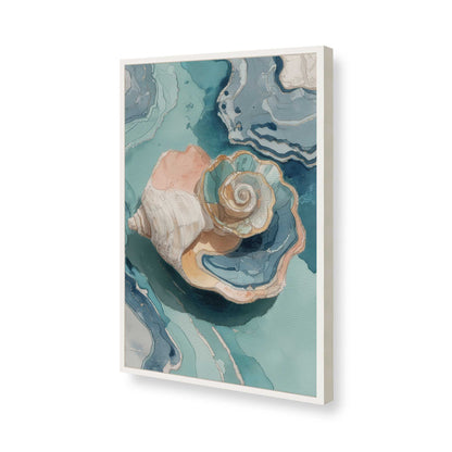 [Color:Opaque White], Picture of art in a Opaque White frame of the corner