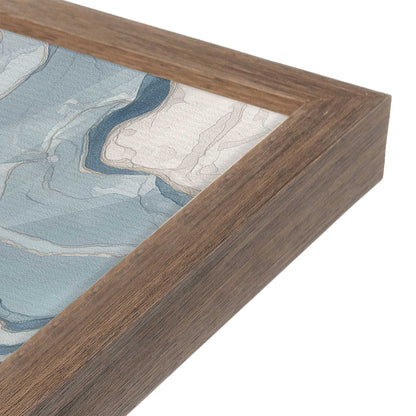 [Color:Walnut], Picture of art in a Walnut frame at an angle