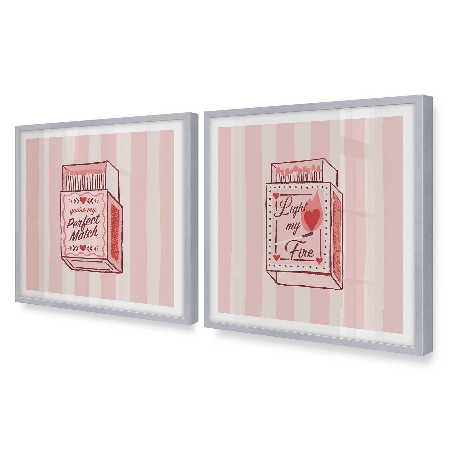 [Color:Polished Chrome], Picture of art in a Polished Chrome frame of the corner