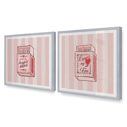 [Color:Polished Chrome], Picture of art in a Polished Chrome frame of the corner