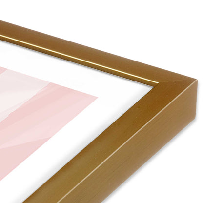 [Color:Polished Gold], Picture of art in a Polished Gold frame at an angle