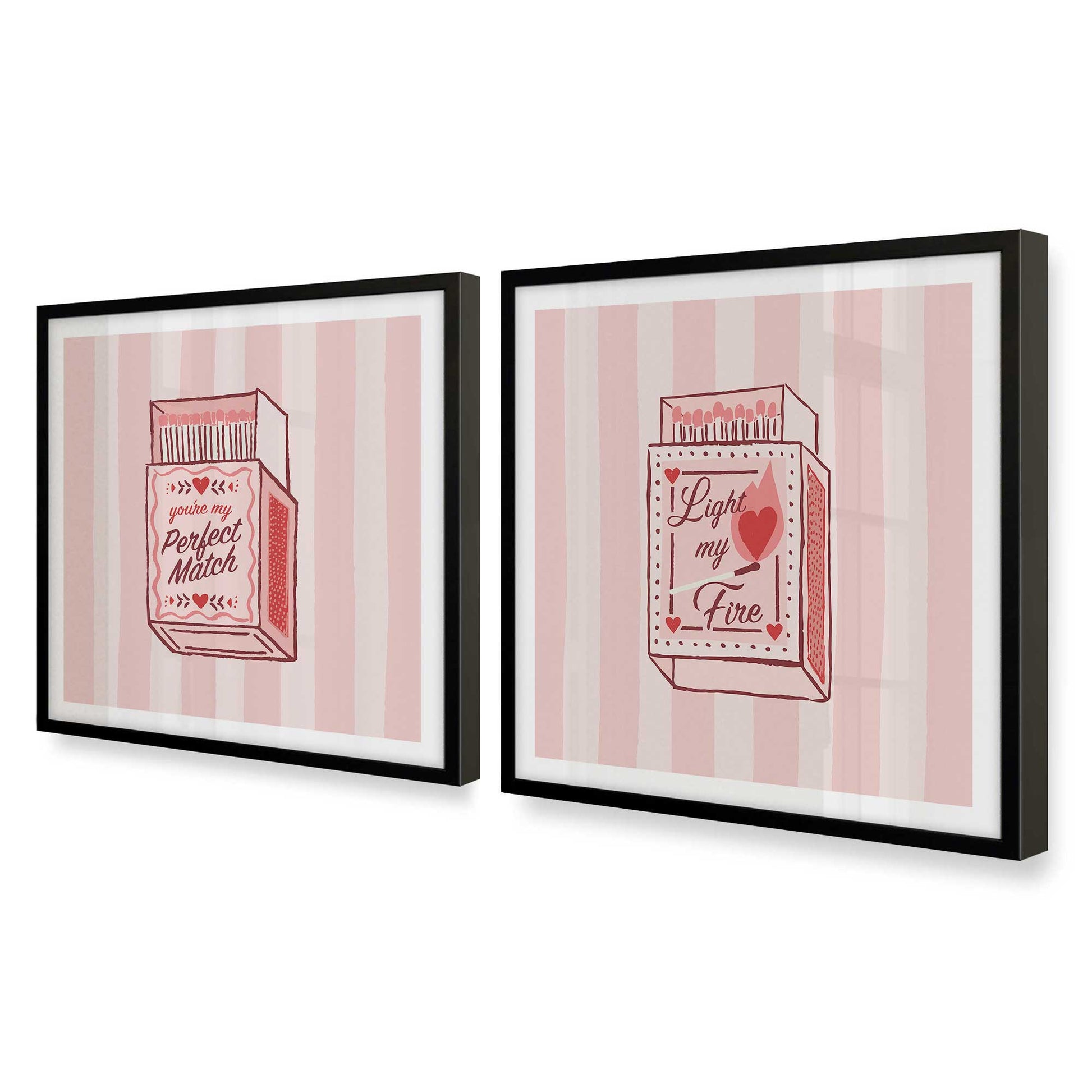 [Color:Satin Black], Picture of art in a Satin Black frame at an angle