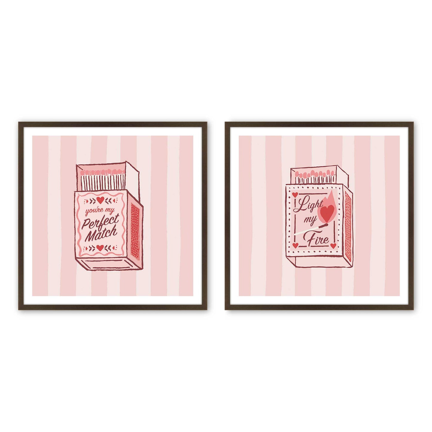 [Color:Belvinder Brown], Picture of art in a Belvinder Brown frame