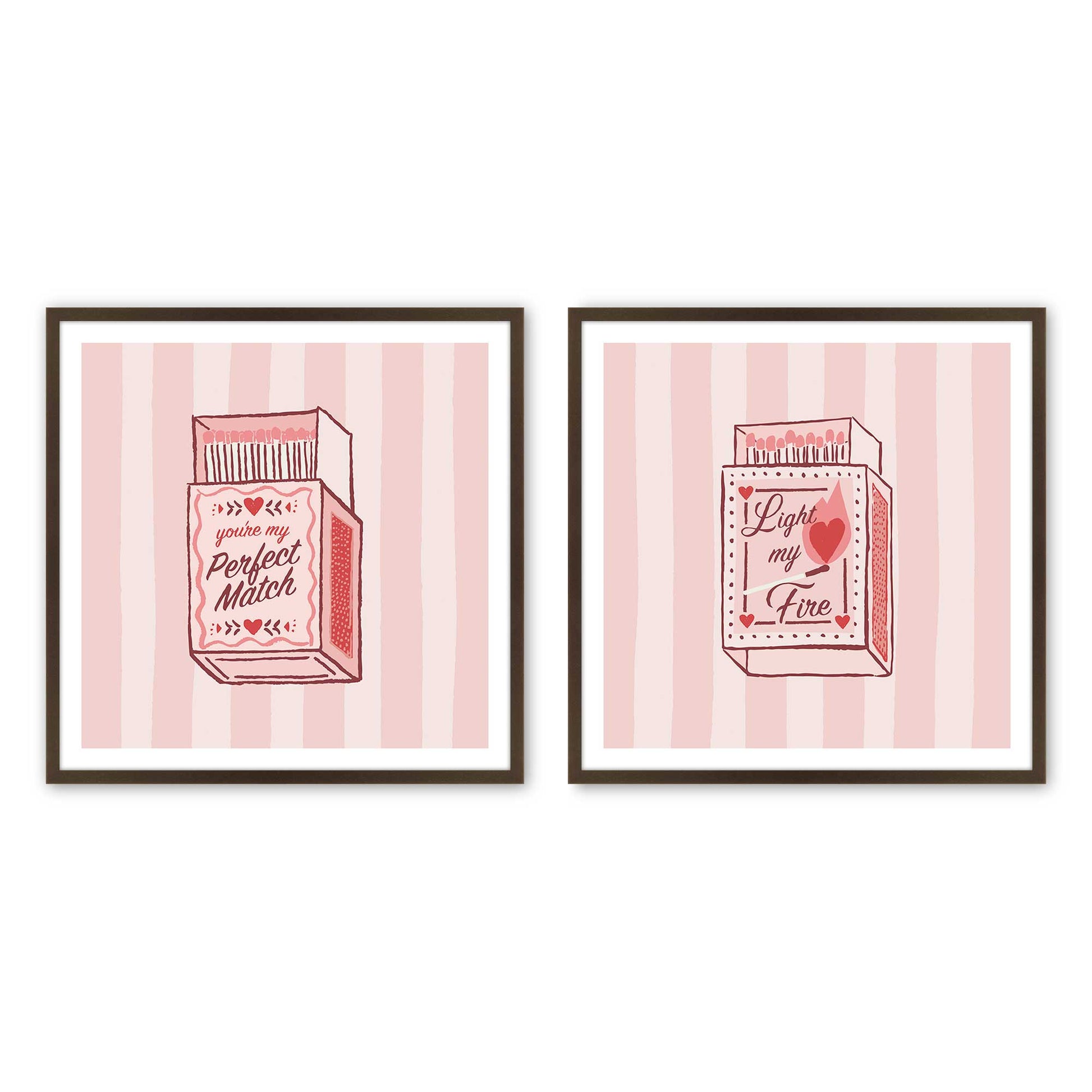 [Color:Belvinder Brown], Picture of art in a Belvinder Brown frame