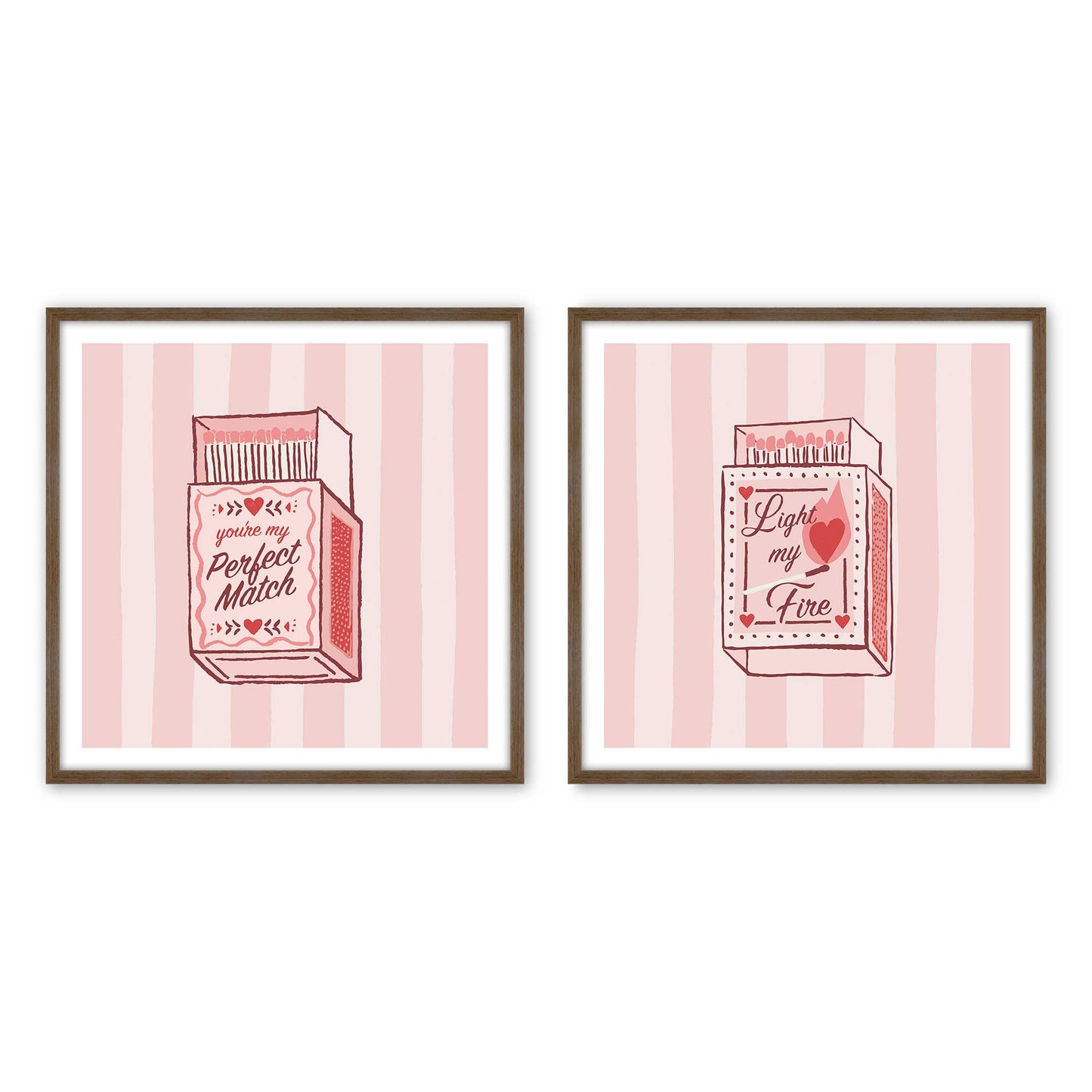 [Color:Walnut], Picture of art in a Walnut frame