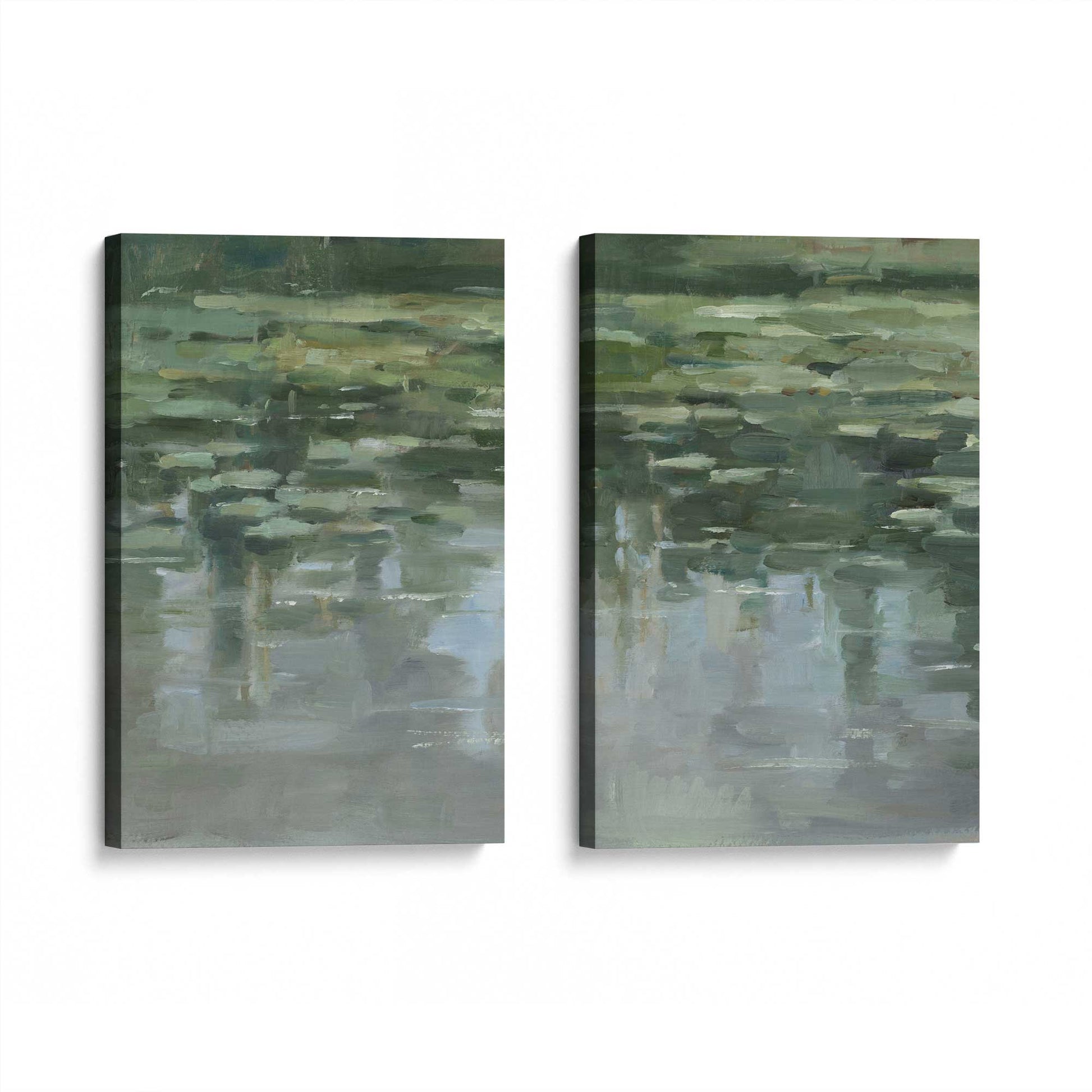 [Color:Stretched Canvas], Picture of art at an angle