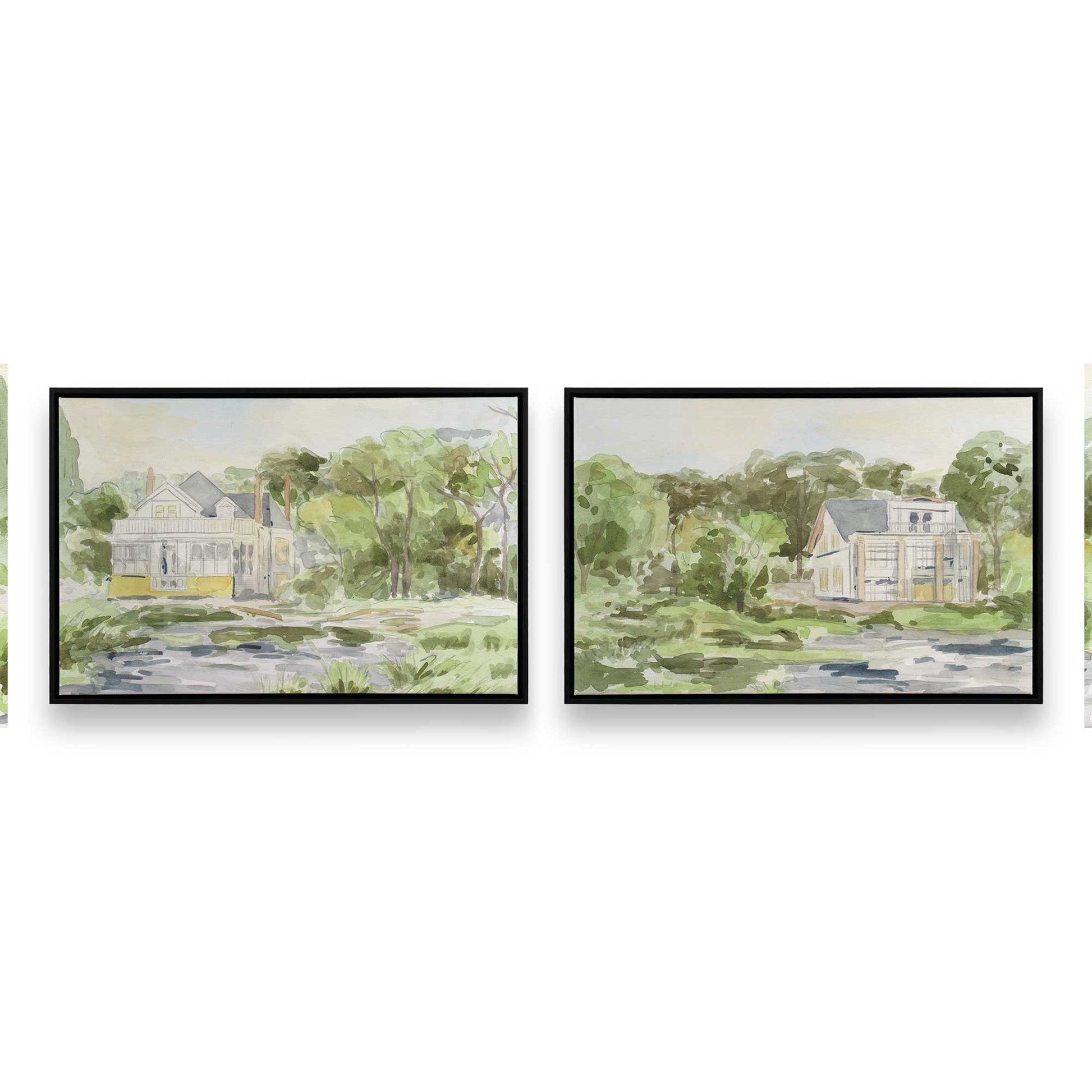 [Color:Satin Black], Picture of art in a Satin Black frame