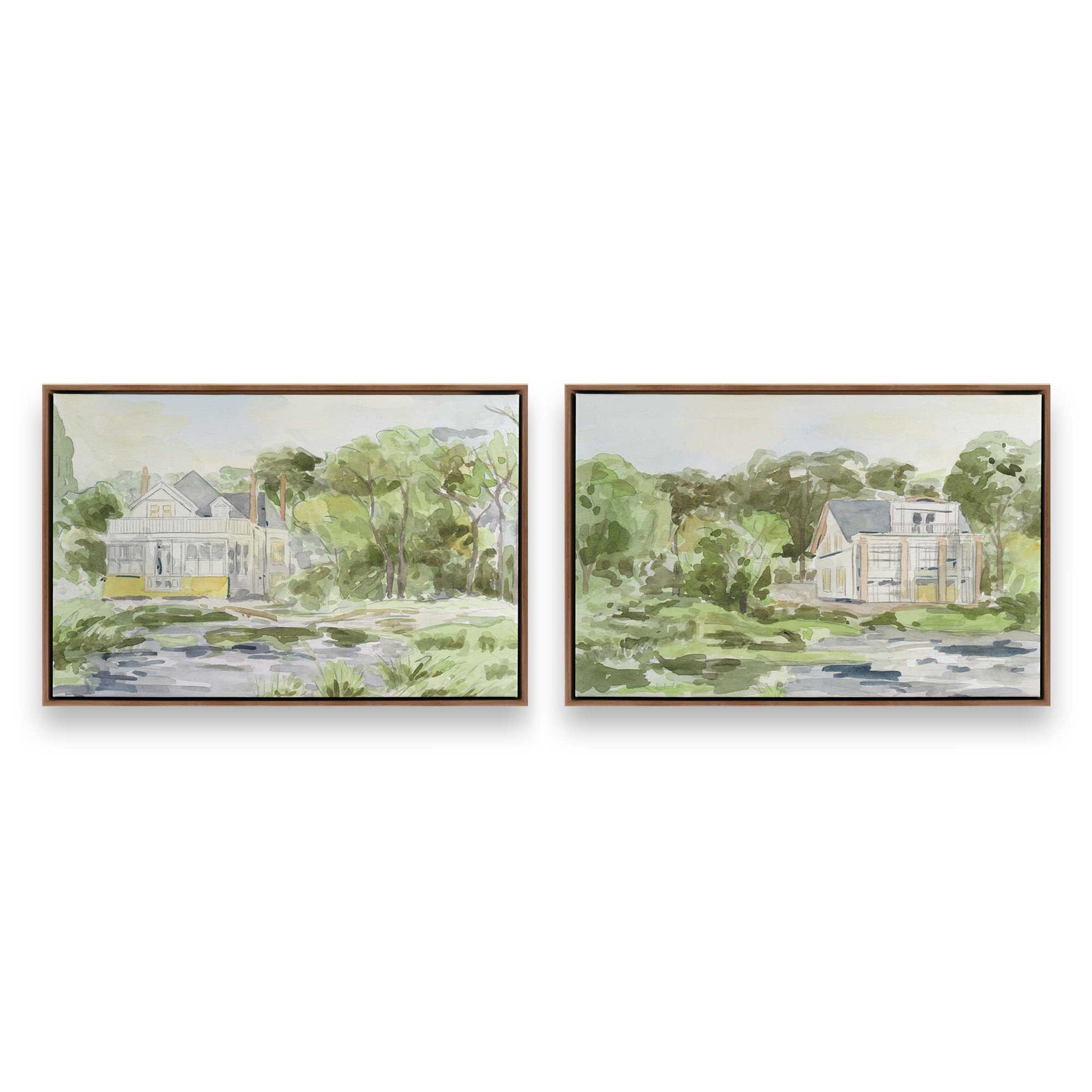 [Color:Walnut], Picture of art in a Walnut frame