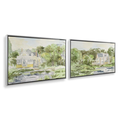 [Color:Polished Chrome], Picture of art in a Polished Chrome frame at an angle