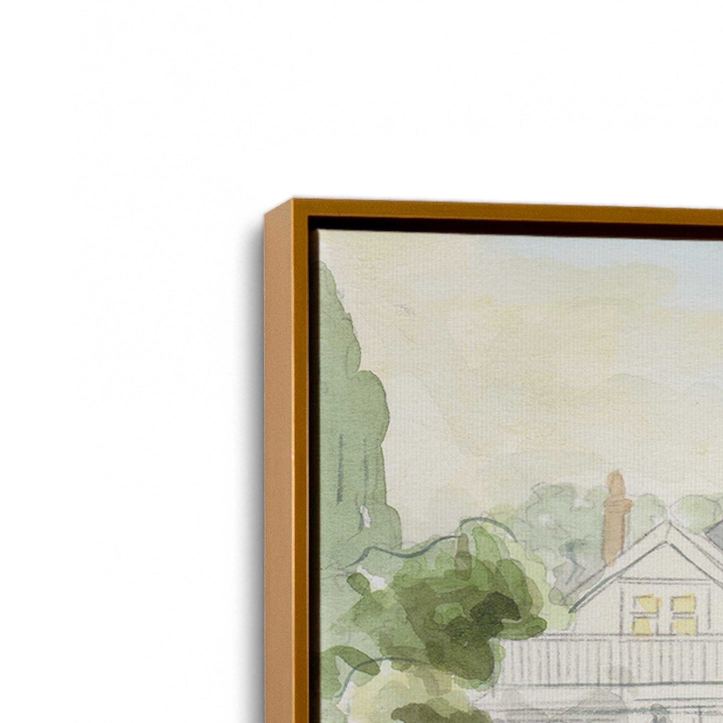 [Color:Polished Gold], Picture of the corner of the art