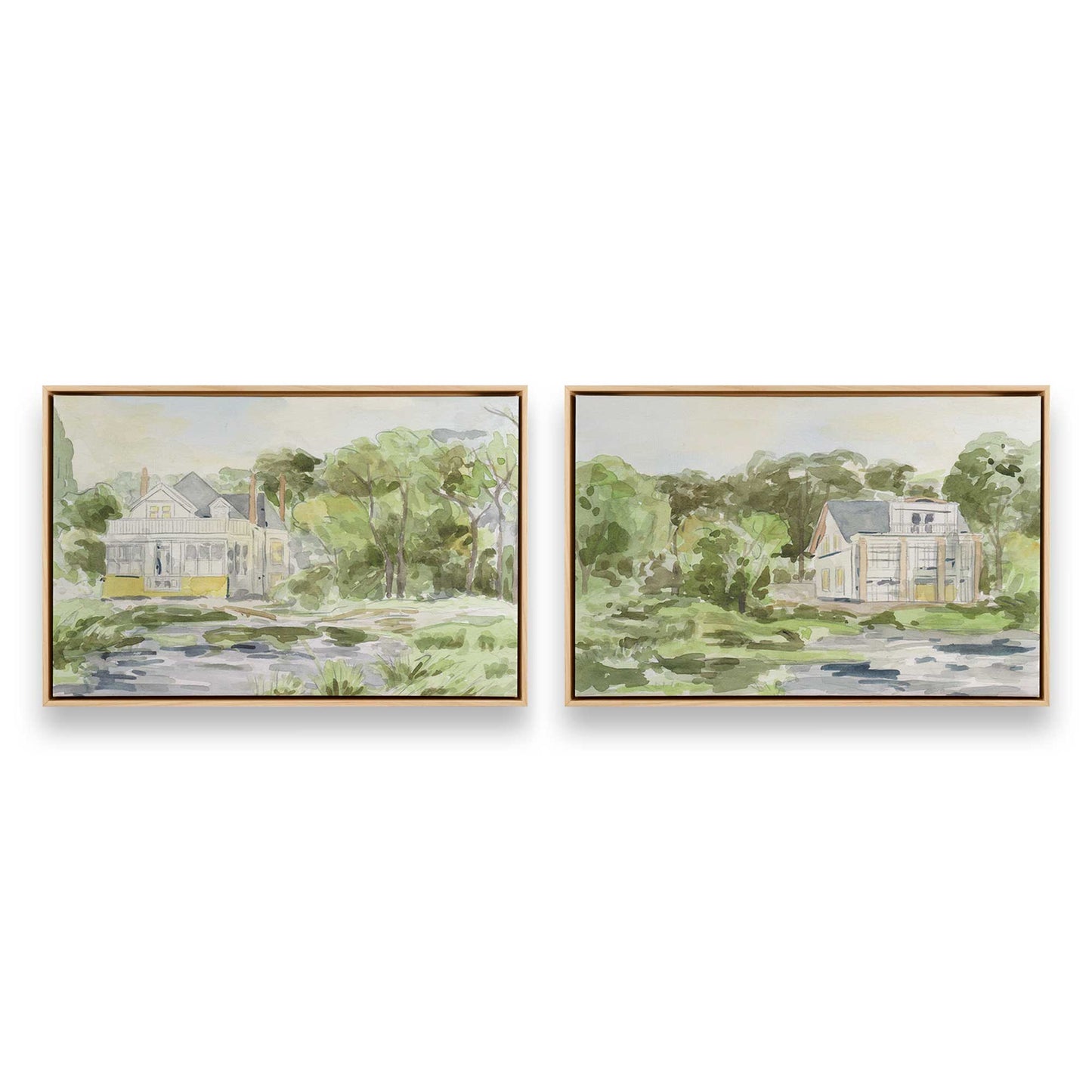 [Color:American Maple], Picture of art in a American Maple frame