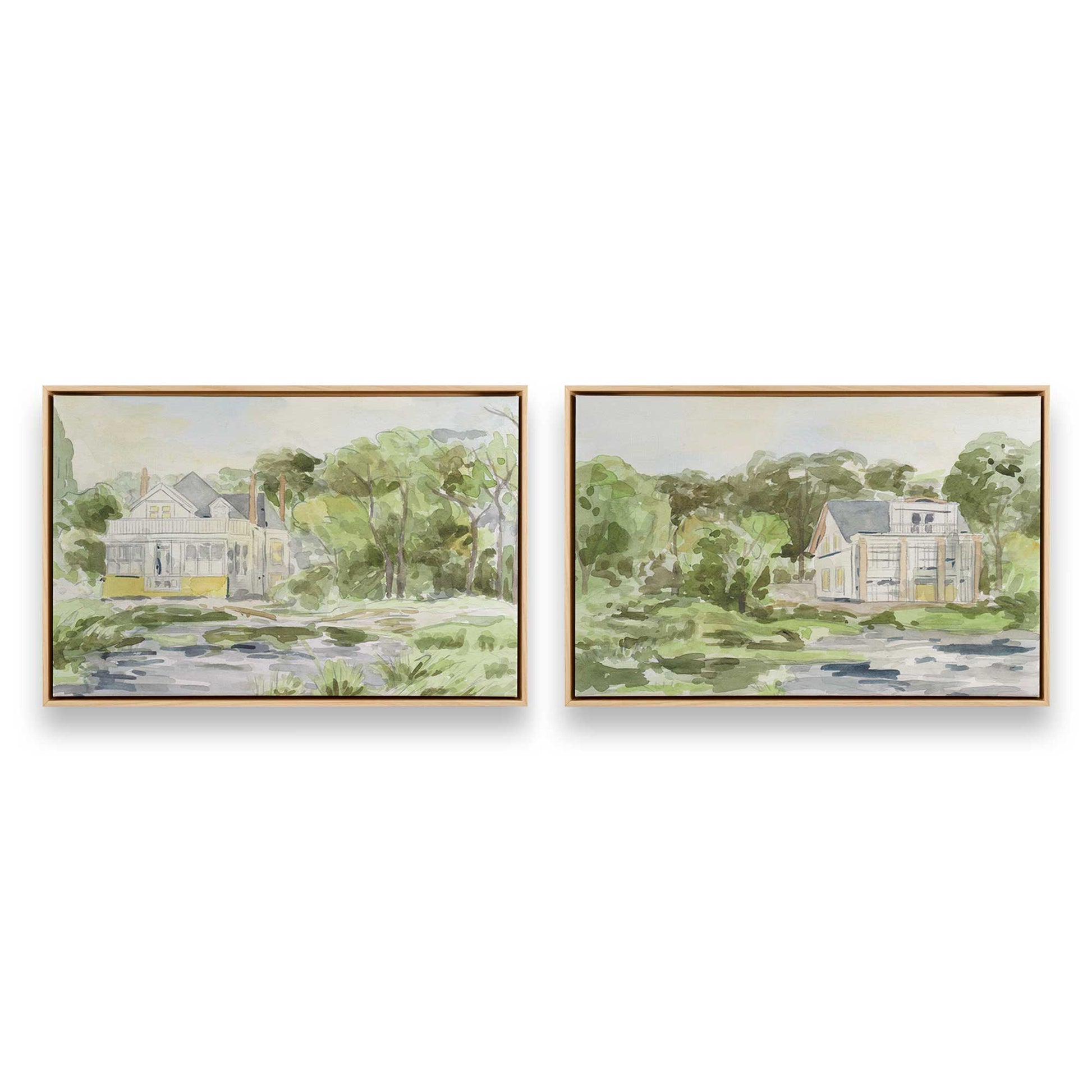 [Color:American Maple], Picture of art in a American Maple frame