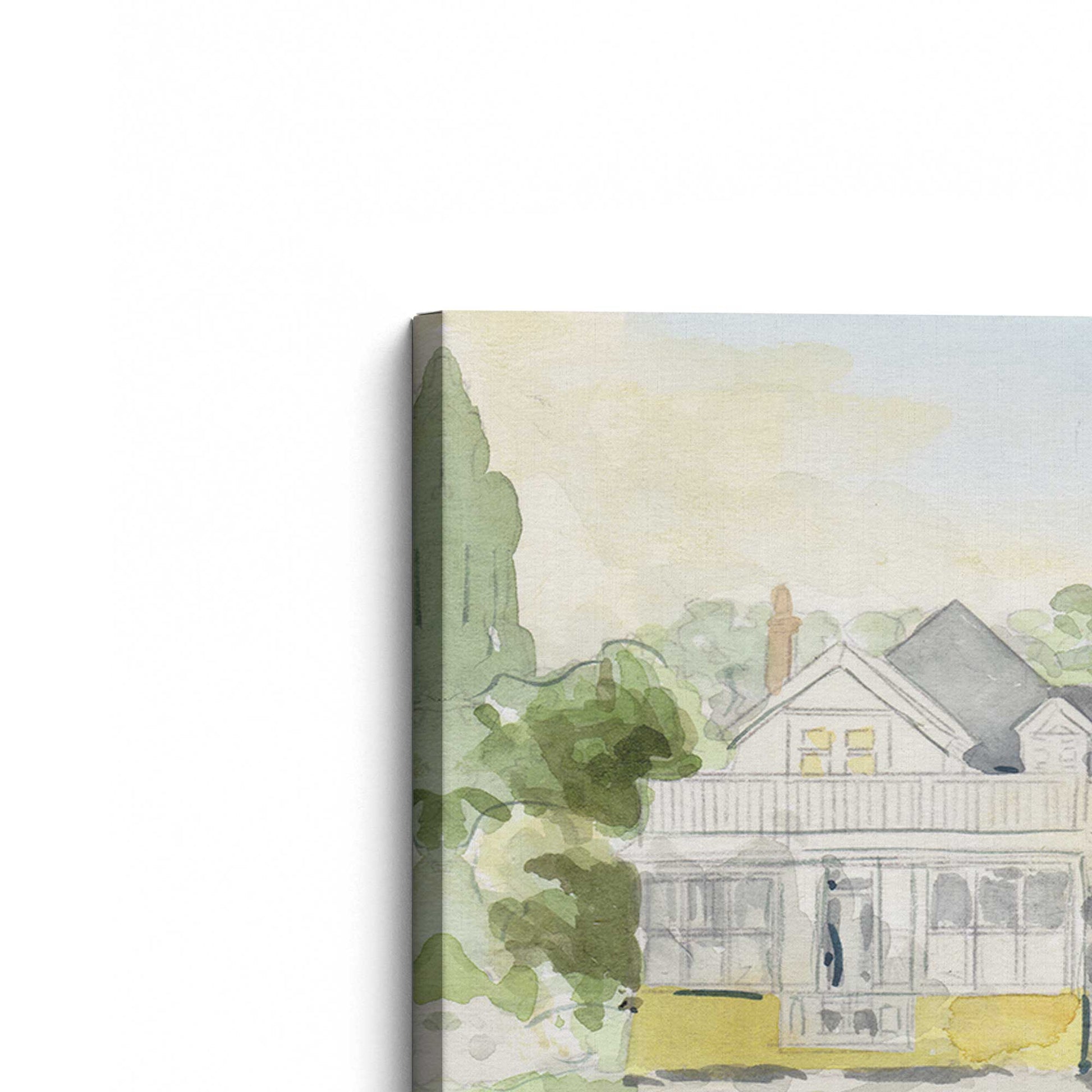 [Color:Stretched Canvas], Picture of the corner of the art