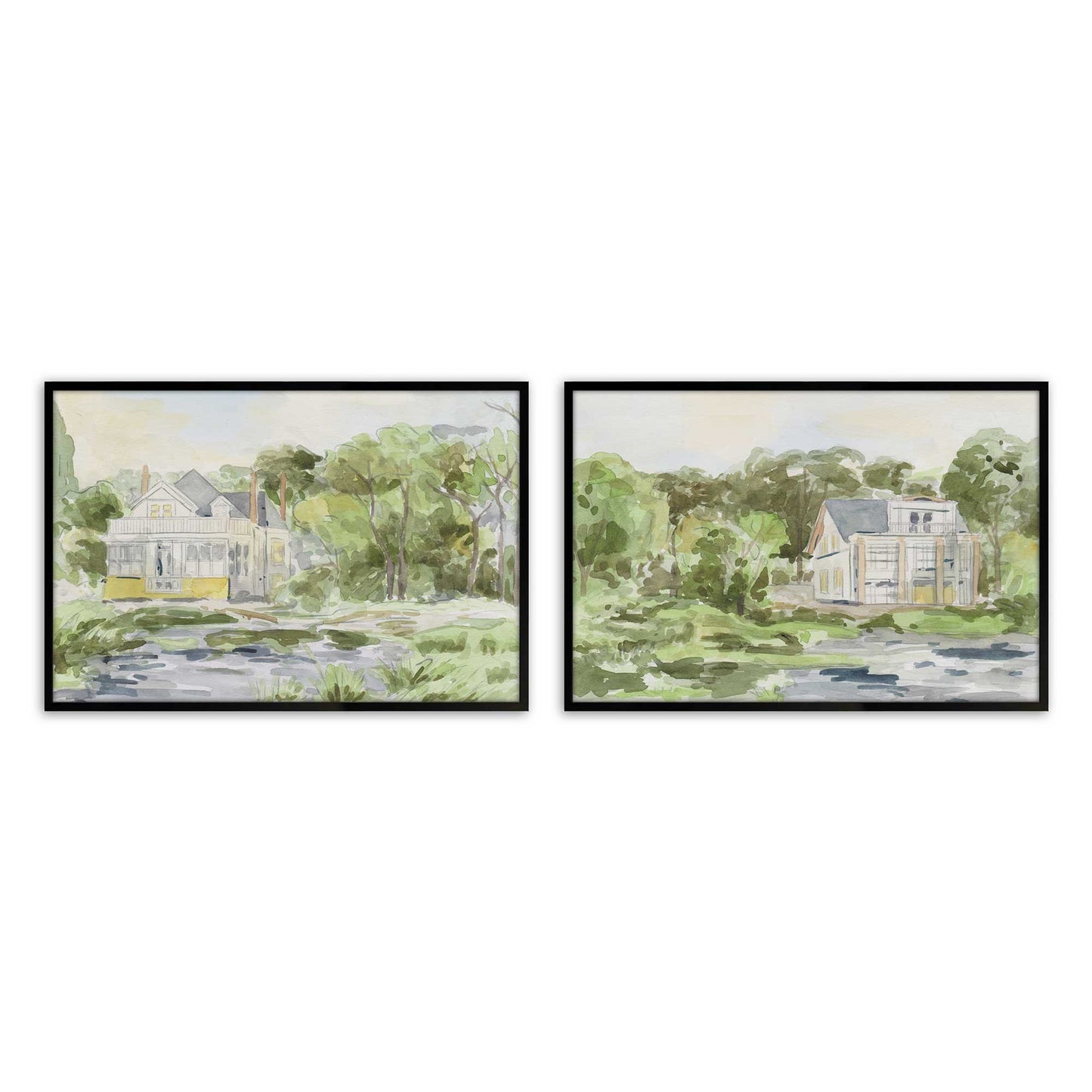 [Color:Satin Black], Picture of art in a Satin Black frame