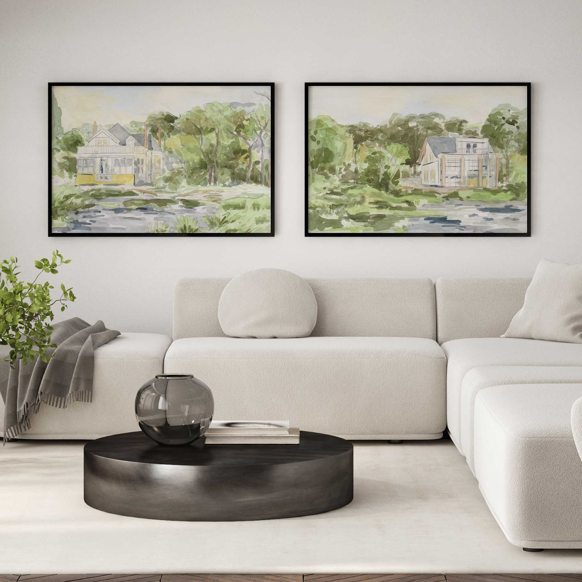 [Color:Belvinder Brown], Picture of art in a Belvinder Brown frame
