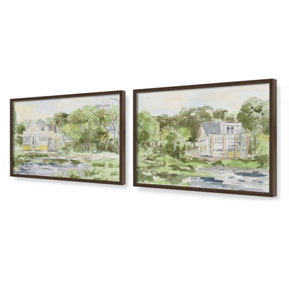[Color:Belvinder Brown], Picture of art in a Belvinder Brown frame at an angle