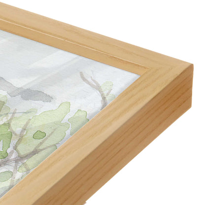 [Color:American Maple], Picture of art in a American Maple frame of the corner