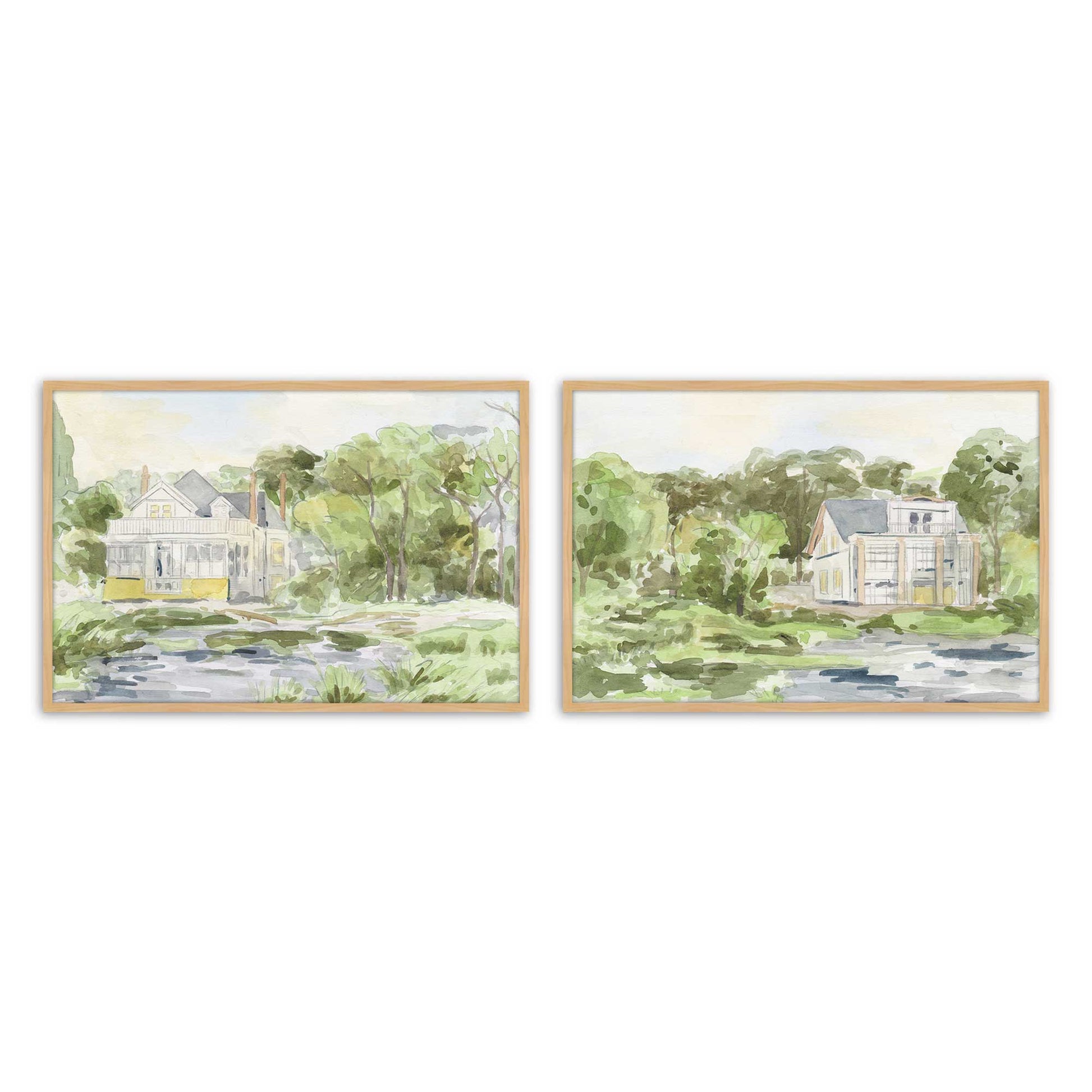 [Color:American Maple], Picture of art in a American Maple frame