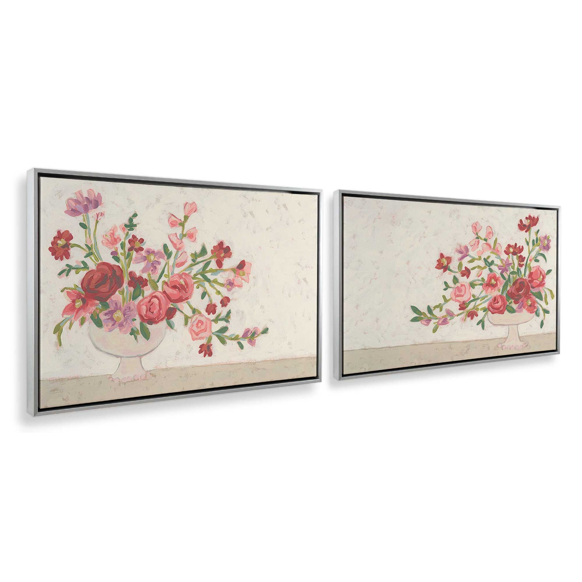 [Color:Polished Chrome], Picture of art in a Polished Chrome frame at an angle