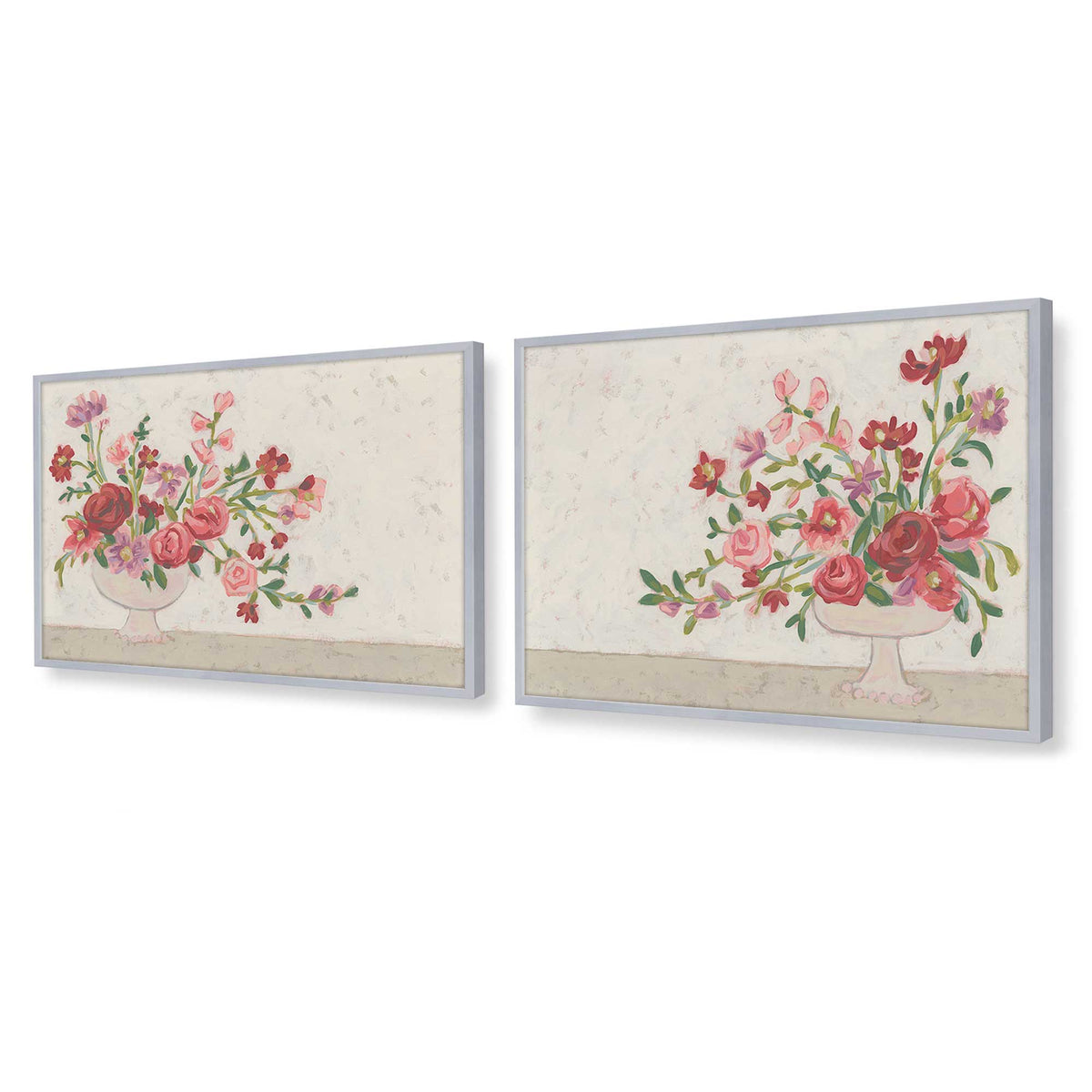 [Color:Polished Chrome], Picture of art in a Polished Chrome frame at an angle