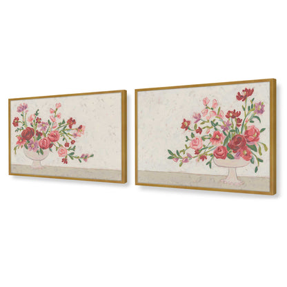 [Color:Polished Gold], Picture of art in a Polished Gold frame at an angle