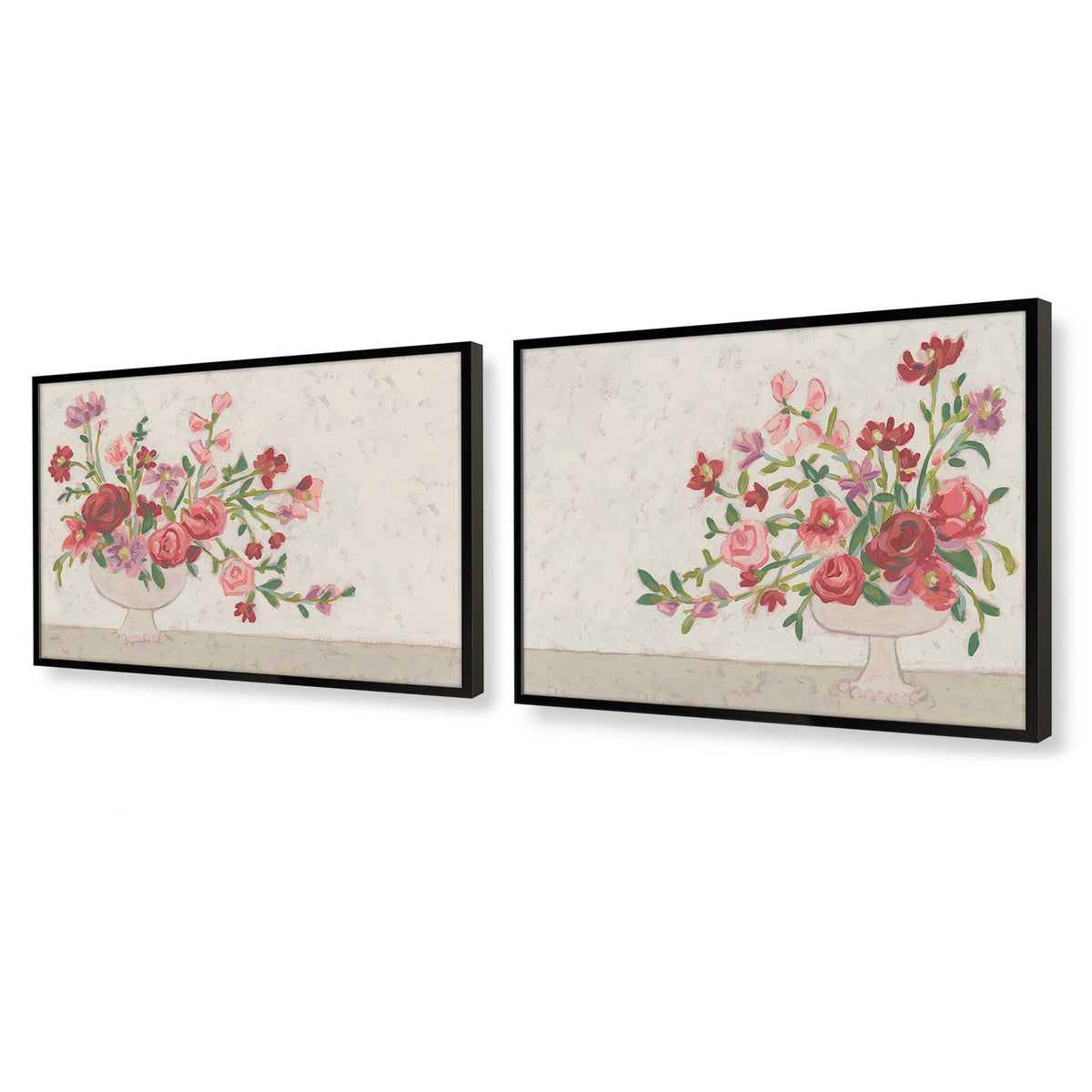[Color:Satin Black], Picture of art in a Satin Black frame at an angle