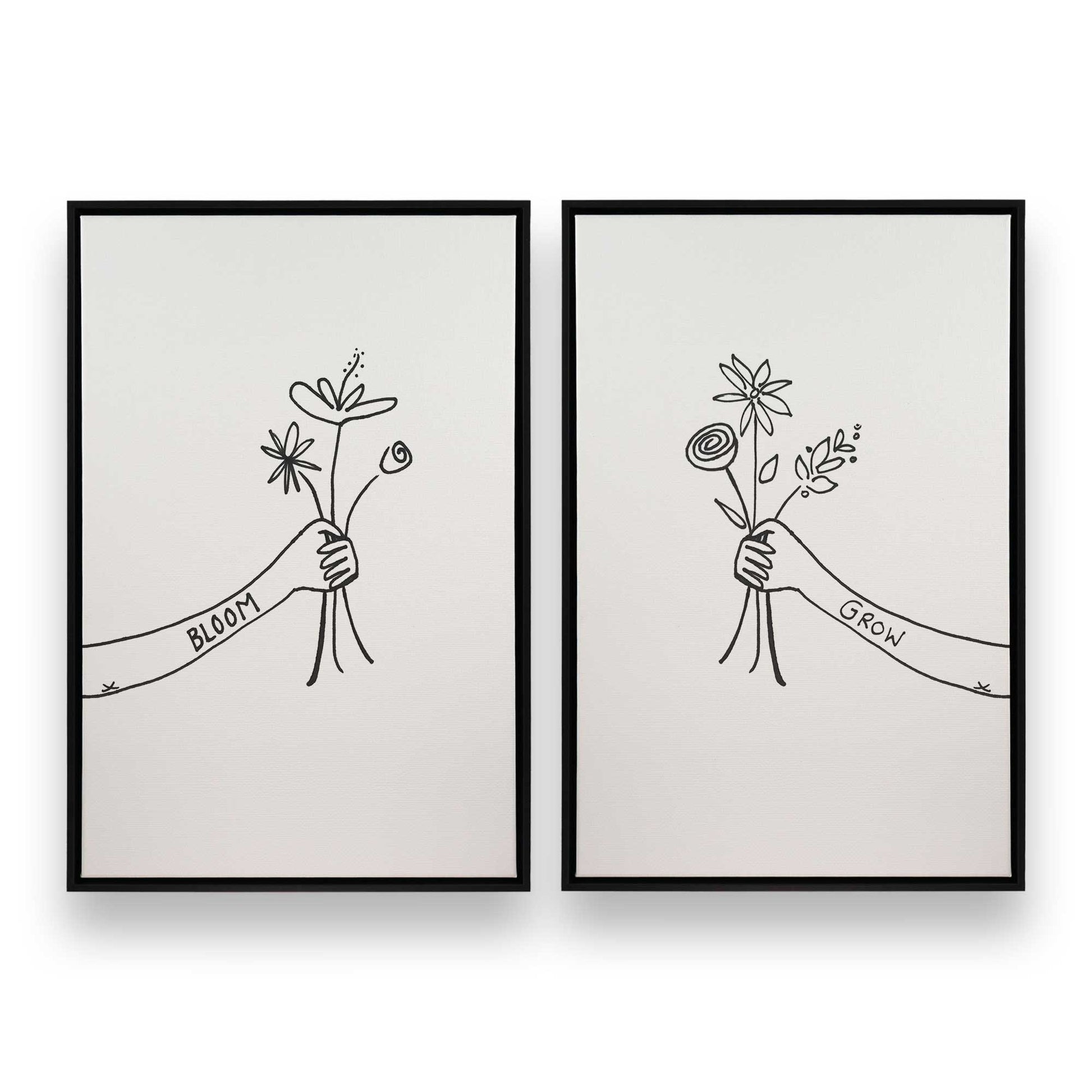 [Color:Satin Black], Picture of art in a Satin Black frame