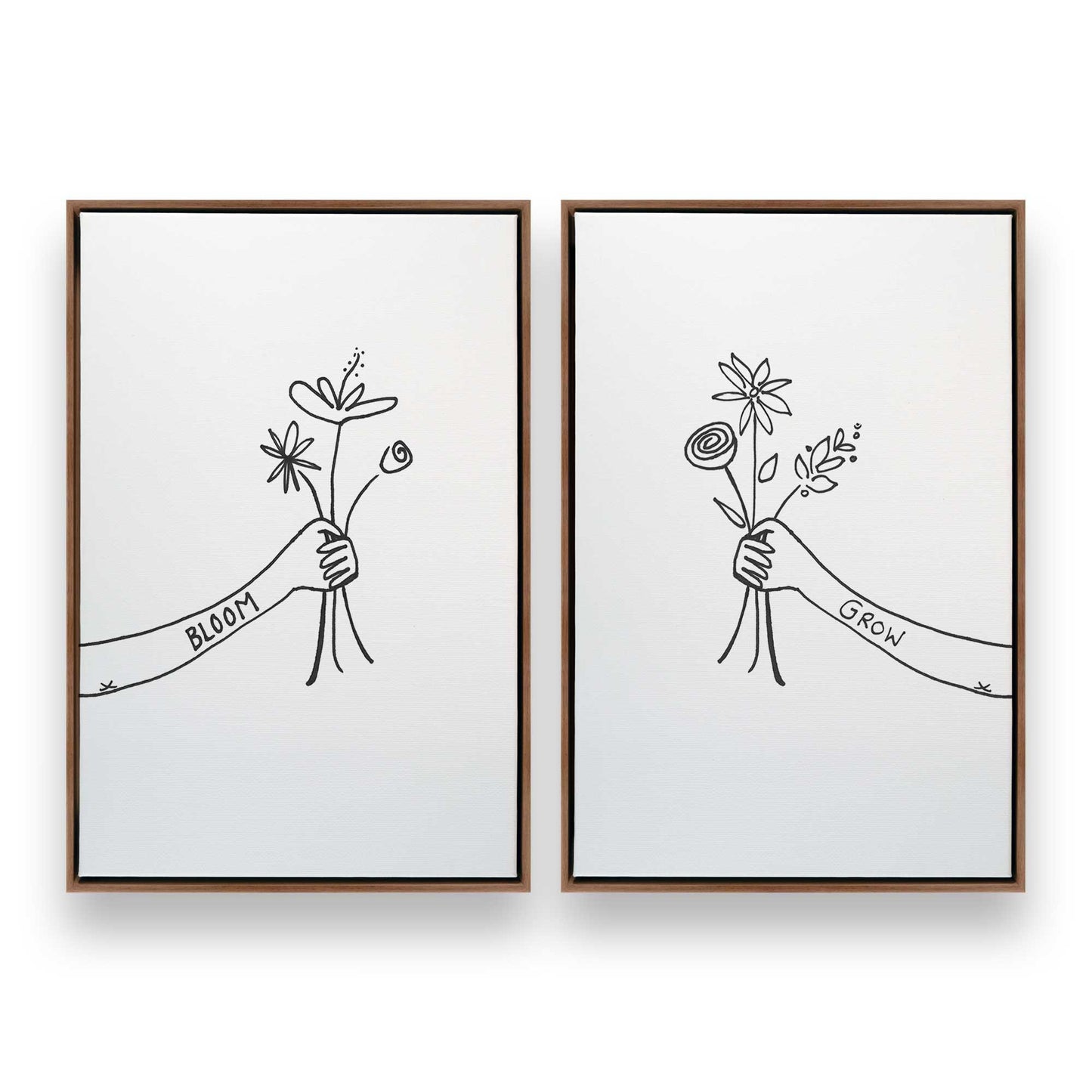 [Color:Walnut], Picture of art in a Walnut frame