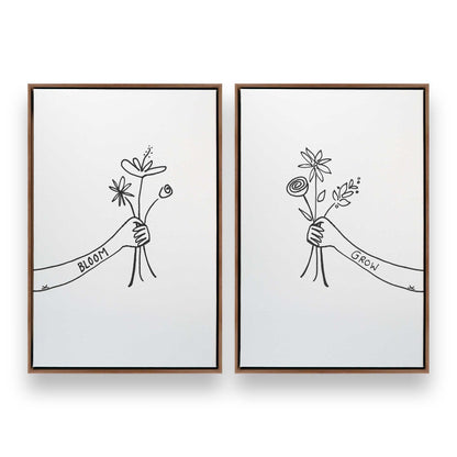 [Color:Walnut], Picture of art in a Walnut frame