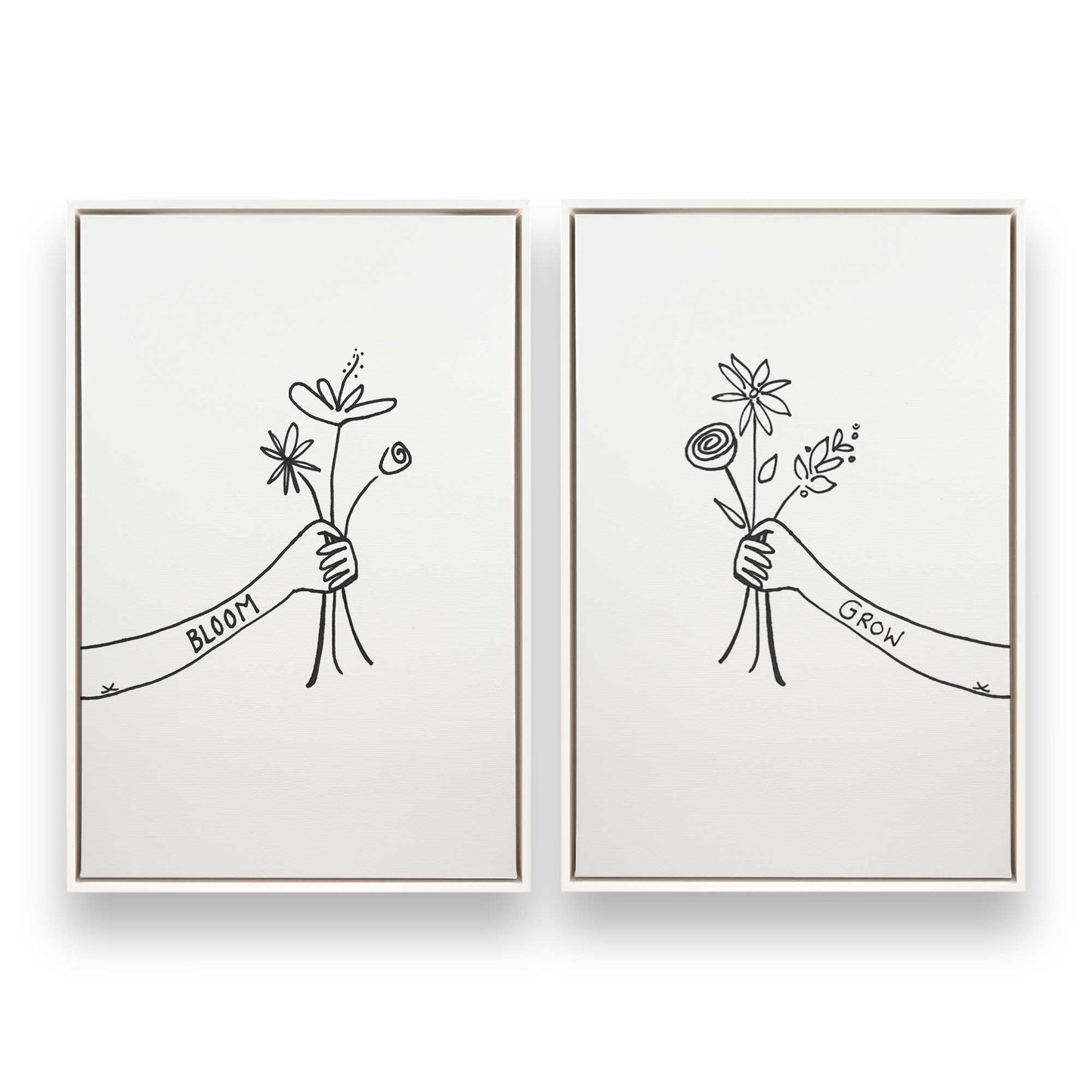 [Color:Opaque White], Picture of art in a White frame