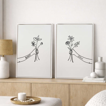 [Color:American Maple], Picture of art in a American Maple frame