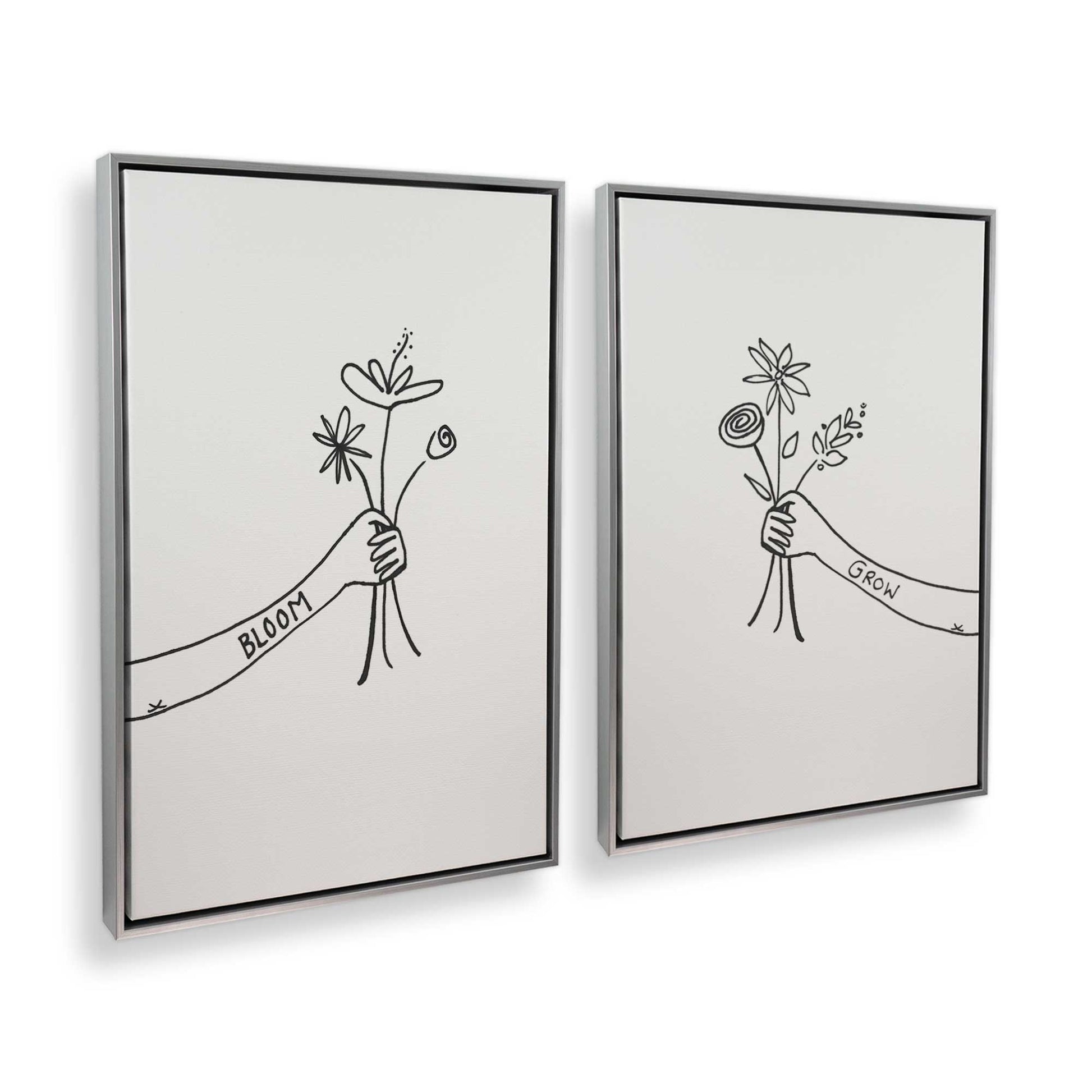[Color:Polished Chrome], Picture of art in a Polished Chrome frame at an angle