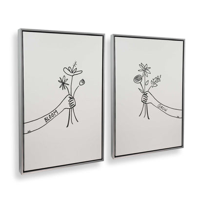[Color:Polished Chrome], Picture of art in a Polished Chrome frame at an angle
