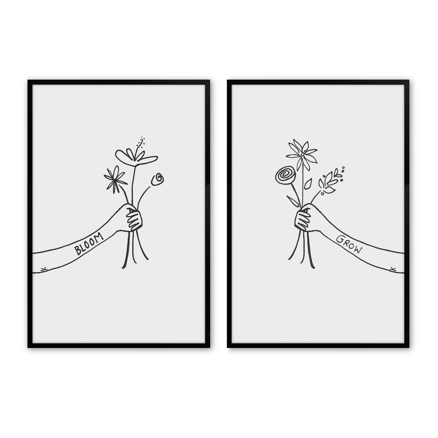 [Color:Satin Black], Picture of art in a Satin Black frame