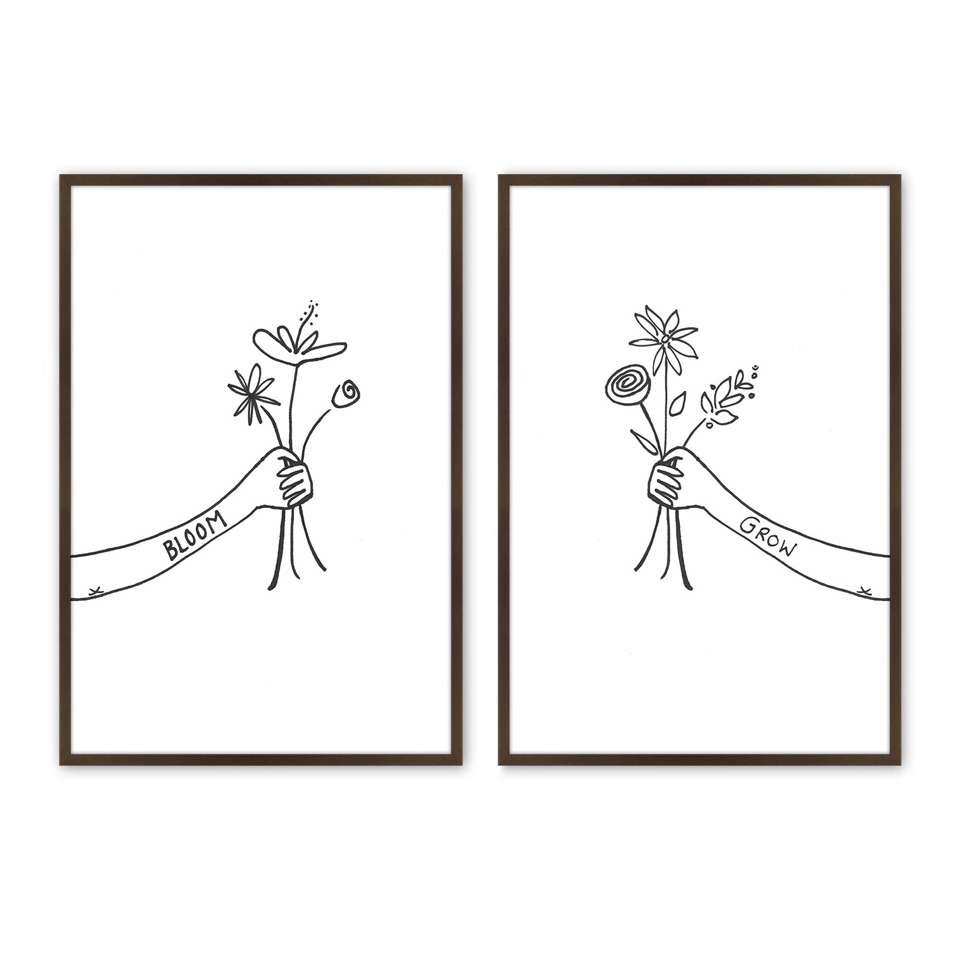 [Color:Belvinder Brown], Picture of art in a Belvinder Brown frame