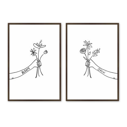 [Color:Belvinder Brown], Picture of art in a Belvinder Brown frame