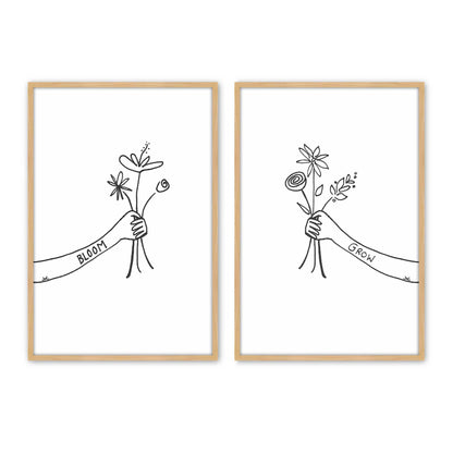 [Color:American Maple], Picture of art in a American Maple frame